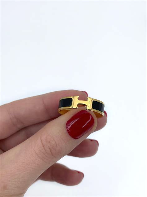 hermes enamel clic h rings|Hermes h bracelets.